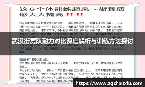 武汉街舞队耐力对比深度解析与训练方法探讨